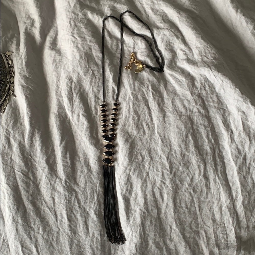 NEW WITH TAGS - Black Boutique Long Necklase